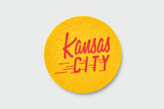 Kansas City Flyer Wool Coaster