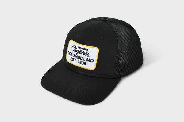 Missouri Tigers Trucker, cotton twill, mesh-back trucker, made in USA