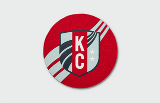 KC Current Crest with Swoosh Coaster