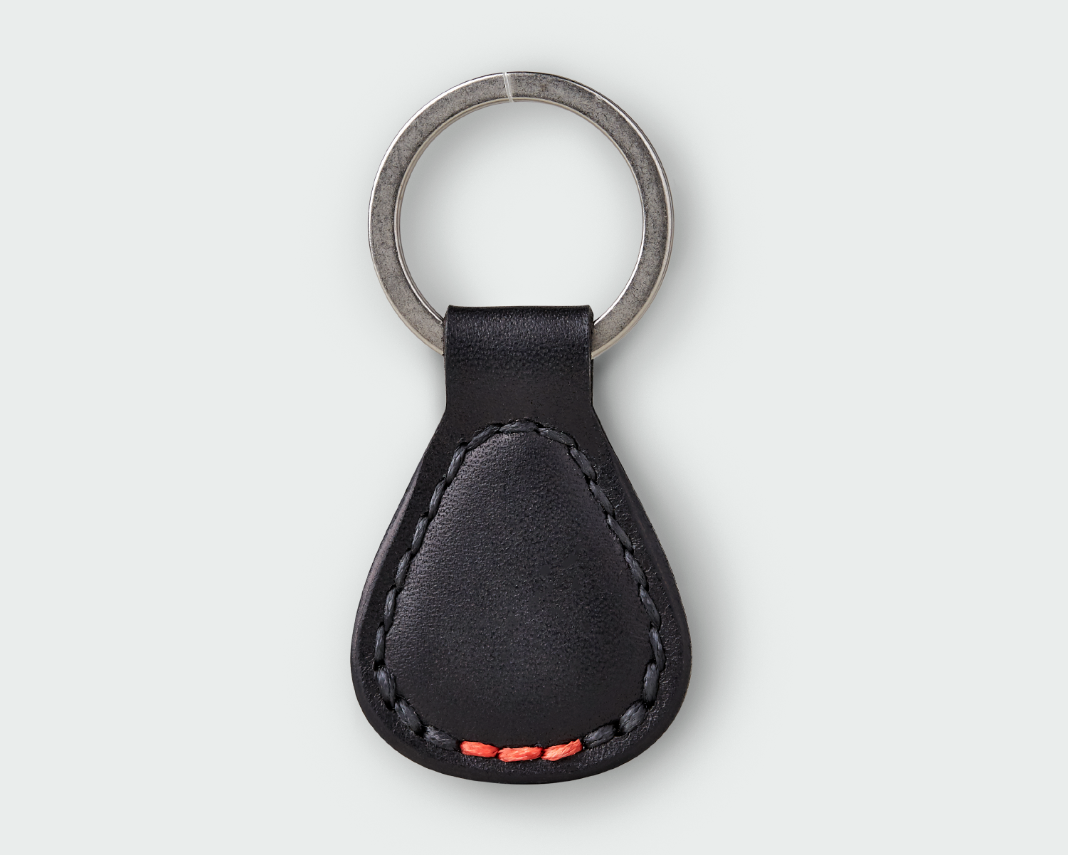 Classic Leather Key Fob - Black