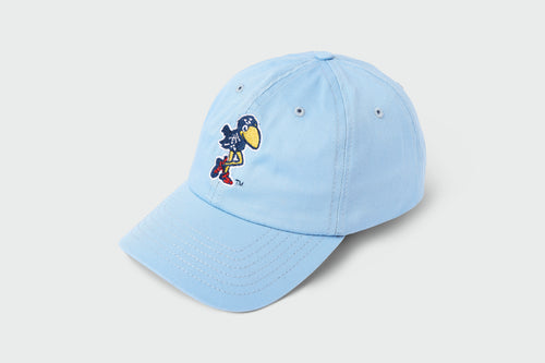 Second Quality 1912 KU Jayhawk Dad Hat, cotton twill, unstructured dad hat, made in USA