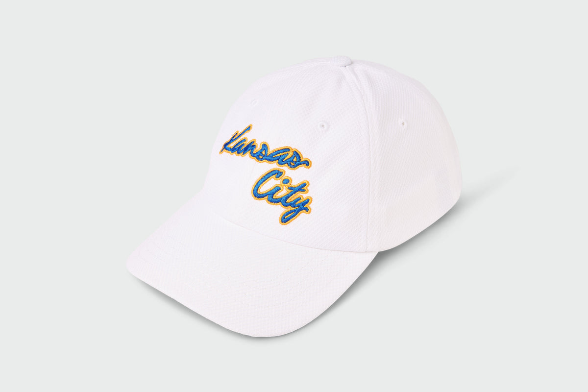 KC 90s Era Script Moisture Wicking Dad Hat