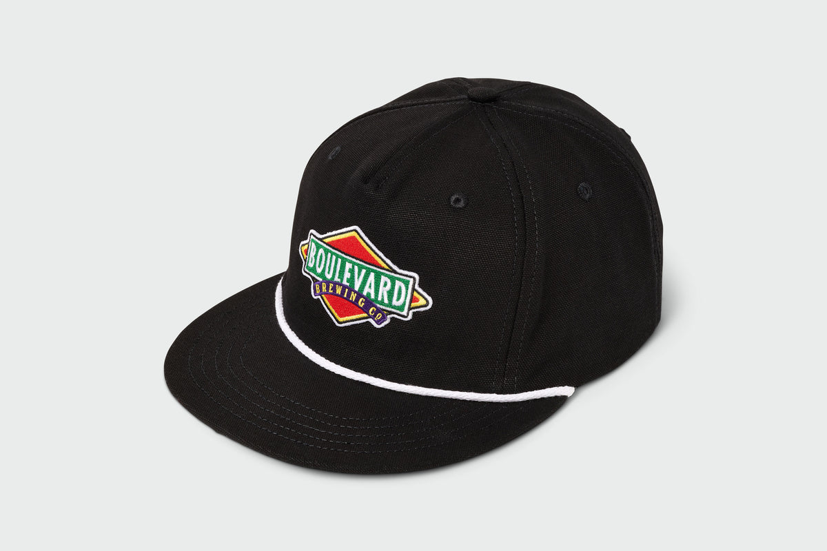 Second Quality Boulevard Brewing Canvas Vintage Flatbill, canvas, vintage flatbill, made in USA