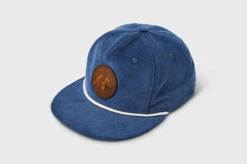 Boulevard Corduroy Flatbill, corduroy, 6-panel flatbill, made in USA