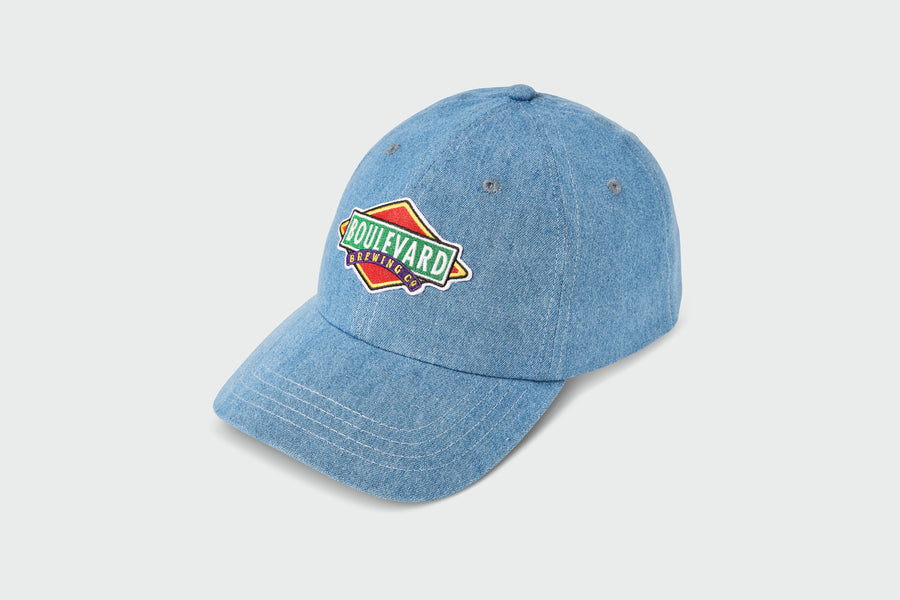 Second Quality Boulevard Vintage Logo Dad Hat, cotton twill, unstructured dad hat, made in USA
