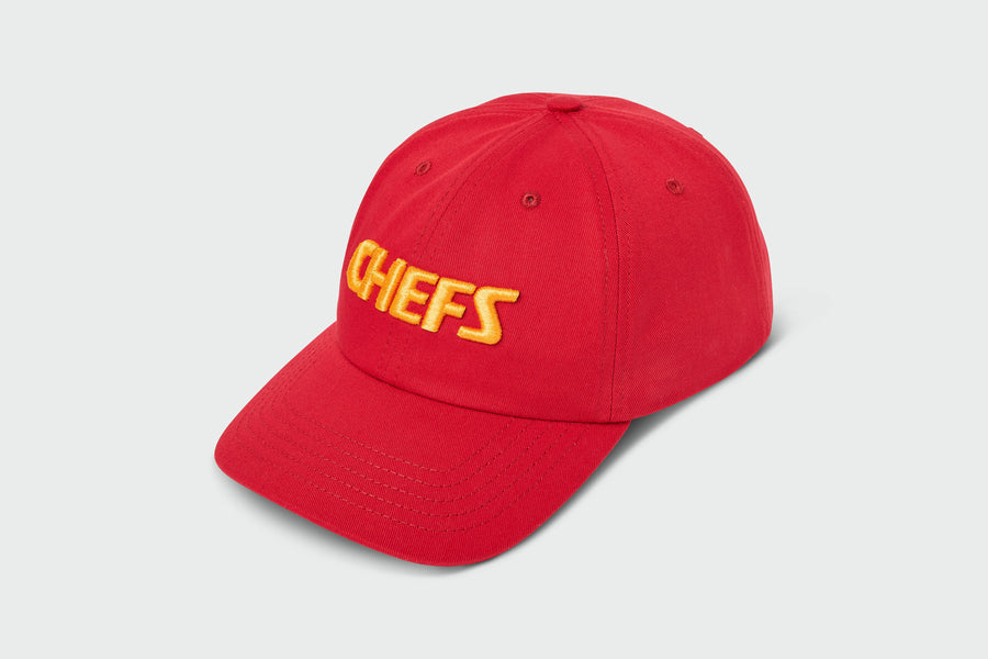 CHEFS Dad Hat, cotton twill, unstructured dad hat, made in USA