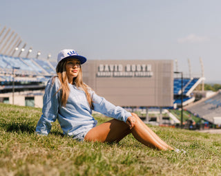 Kansas Jayhawks Circus Font Crewneck Sweatshirt