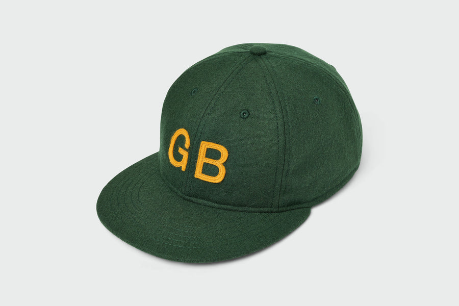 Green Bay Wool Vintage Flatbill, wool, vintage flatbill, made in USA