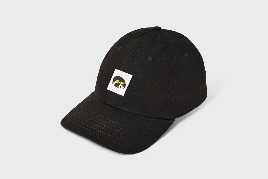 Iowa Tigerhawk Ripstop Dad Hat, cotton twill, unstructured dad hat, made in USA