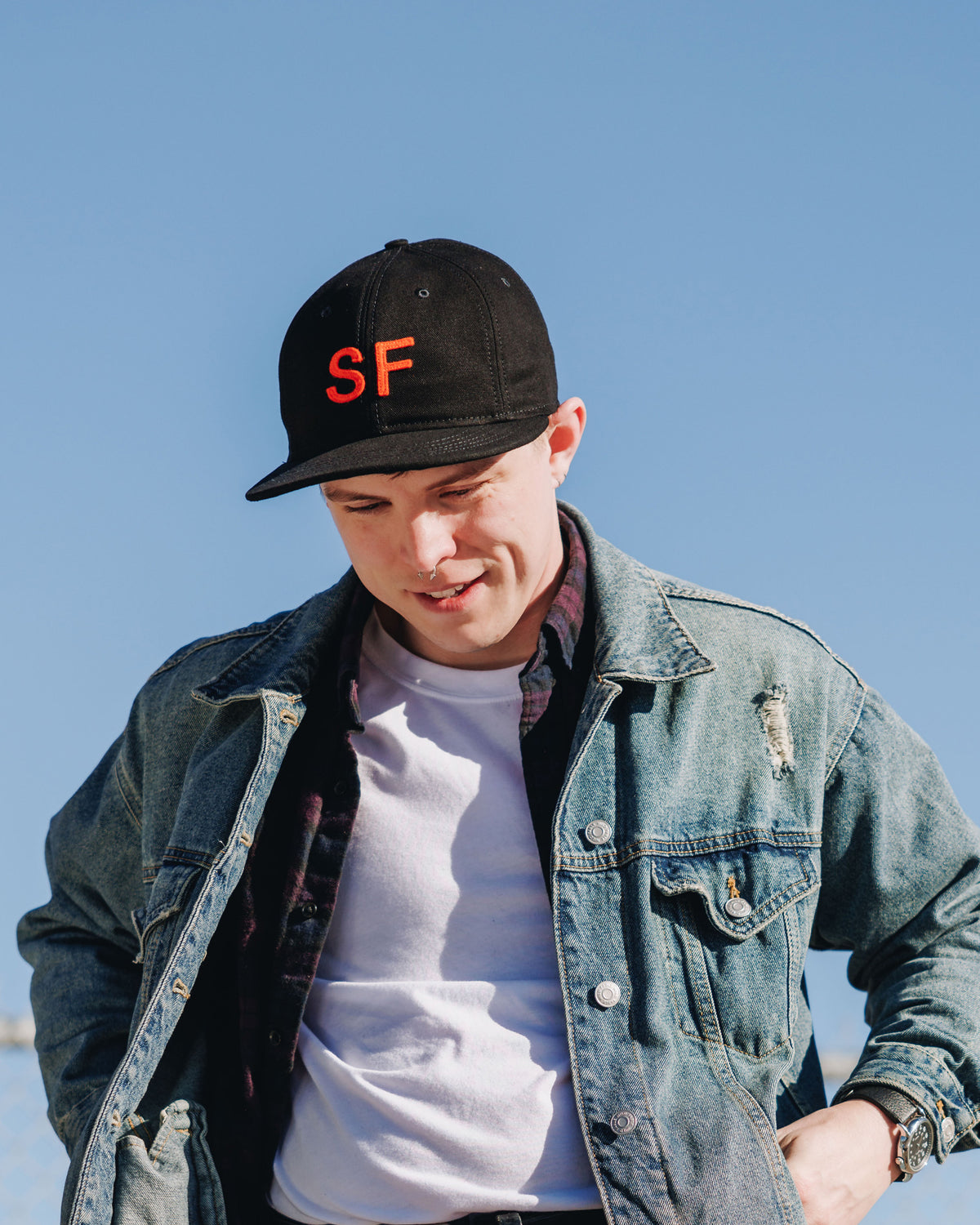 The San FranciscoCanvas Vintage Flatbill