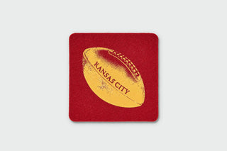 Kansas City Football Wool Coaster