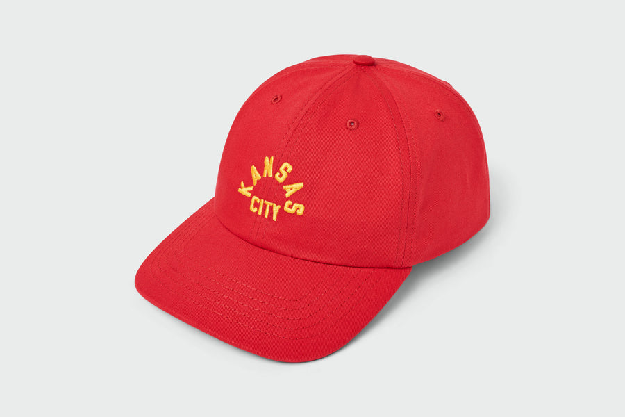 Kansas City Arch Dad Hat, cotton twill, unstructured dad hat, made in USA