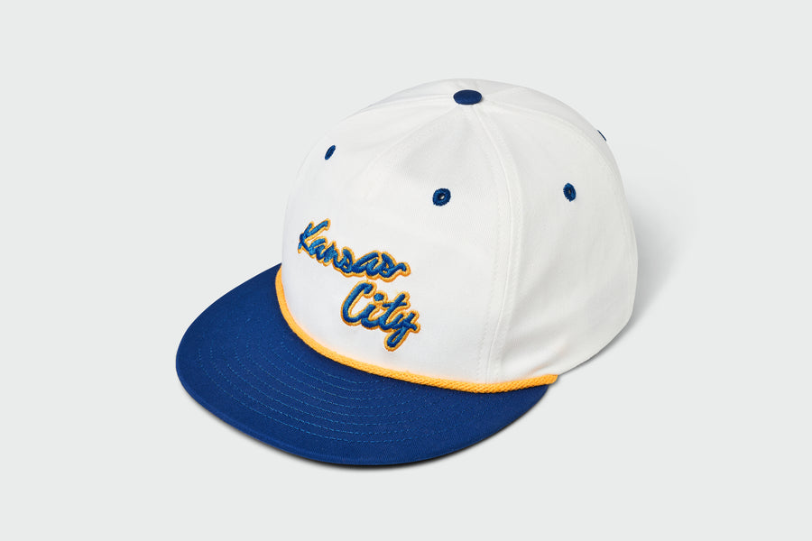 Second Quality Kansas City Script 90s Snapback, cotton twill, snapback cap, made in USA