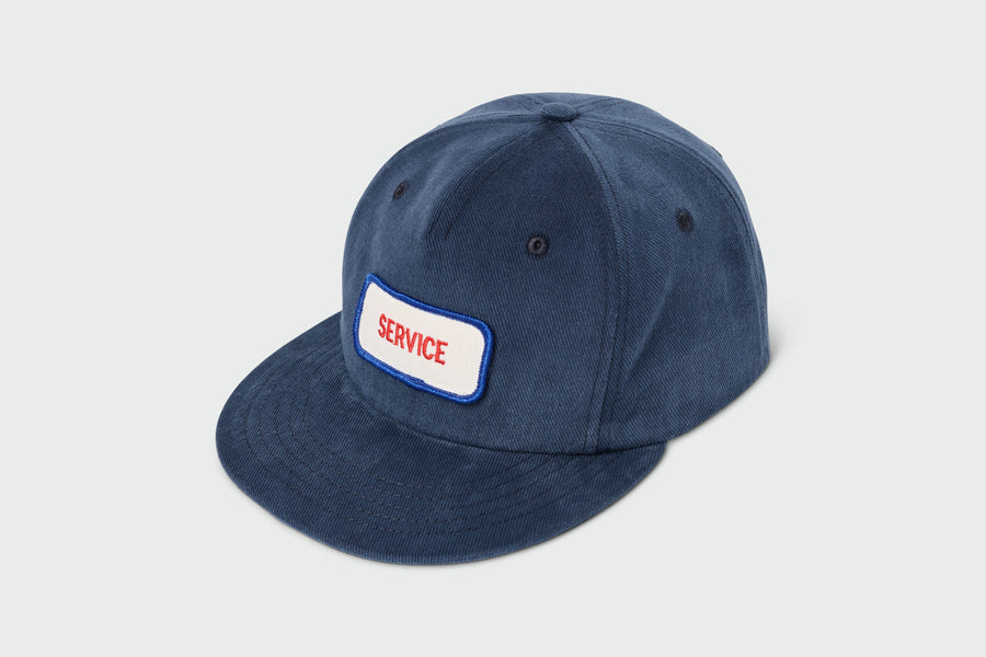 Second Quality Found Fabric LPR #2: Mechanic's Hat, cotton twill, 6-panel cap, made in USA