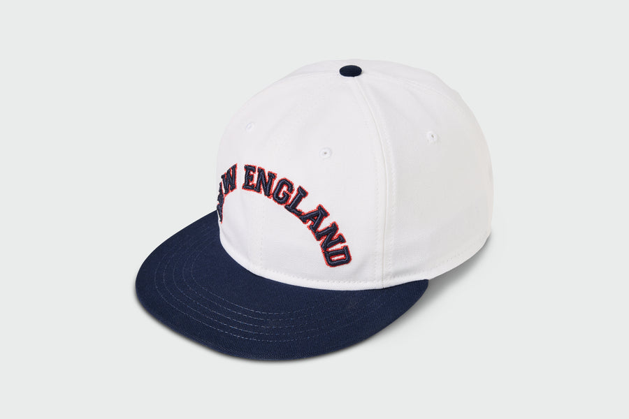 Second Quality New England City Arch Flatbill, cotton twill, 6-panel flatbill, made in USA
