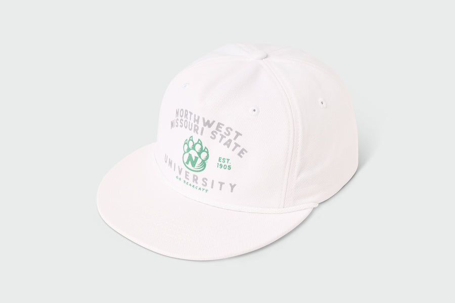 Second Quality Northwest Missouri State University Painter's Cap, cotton twill, snapback cap, made in USA