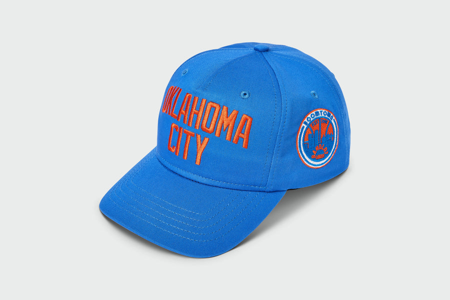 Oklahoma City Courtside Structured 5-Panel, cotton twill, 5-panel camp cap, made in USA