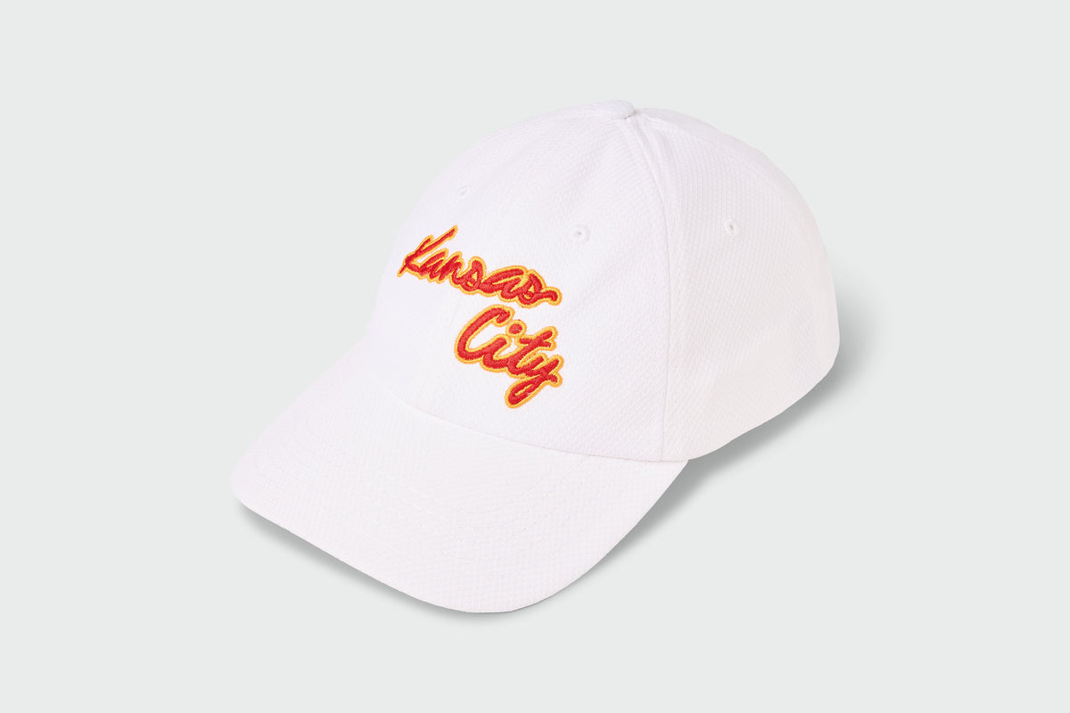 KC 90s Era Script Moisture Wicking Dad Hat