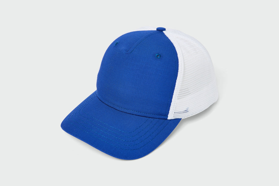 Blank Ripstop Trucker Hat, cotton twill, mesh-back trucker, made in USA