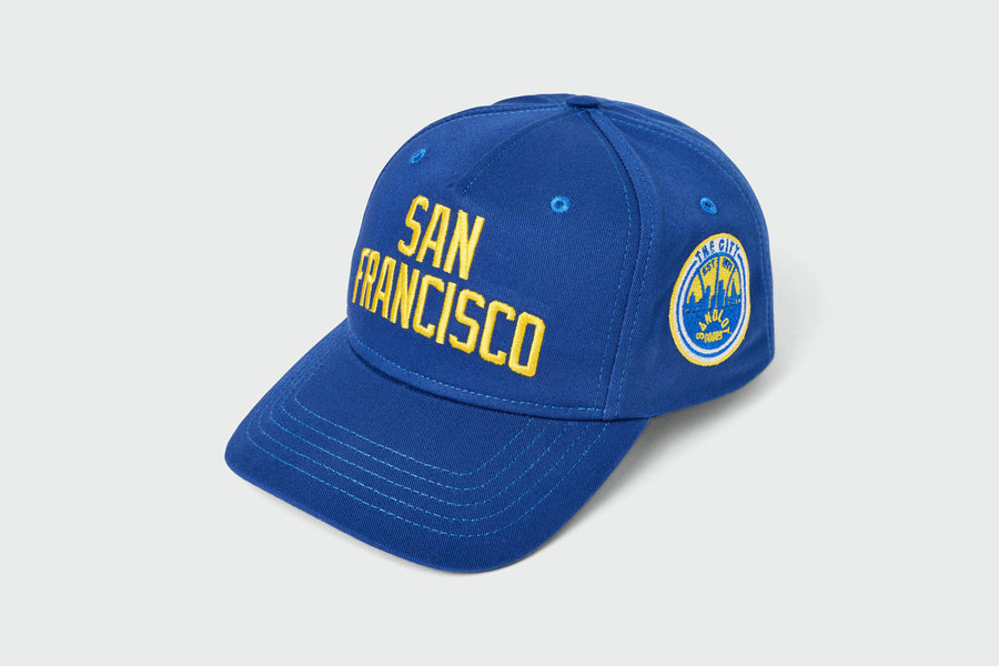 Second Quality San Francisco Courtside Structured 5-Panel, cotton twill, 5-panel camp cap, made in USA