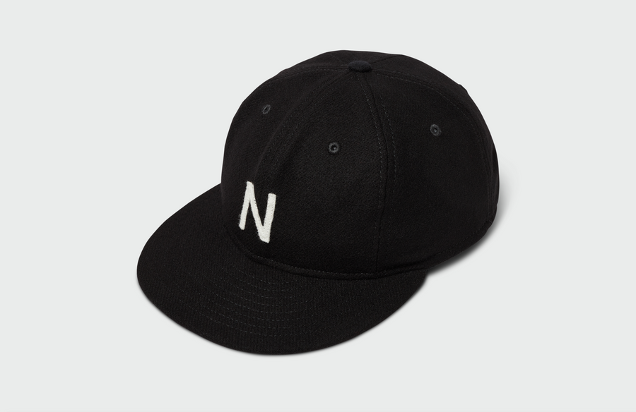 Black Vintage Flatbill Hat - Nebraska