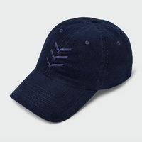 Triple Stitch - Corduroy Navy Pre-Curved Hat