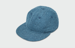 Solid Bluejay Speckle Vintage Flatbill Hat