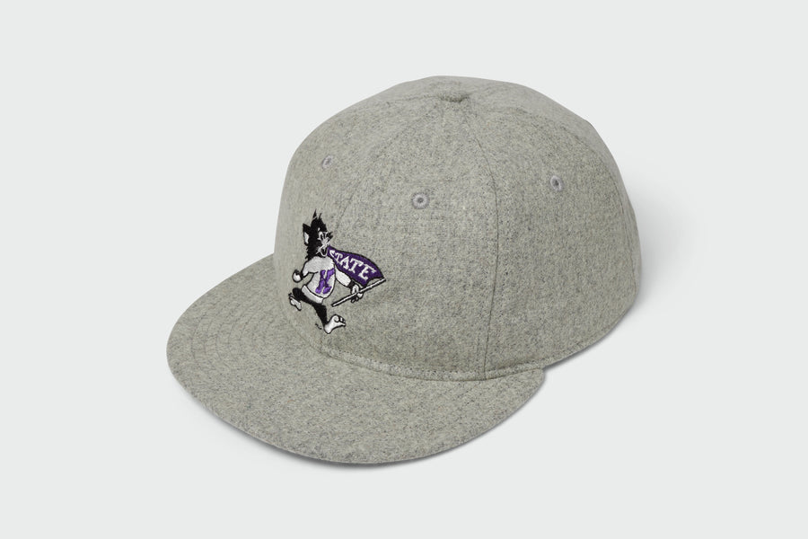 KSU Vintage Willie Flatbill, cotton twill, 6-panel flatbill, made in USA