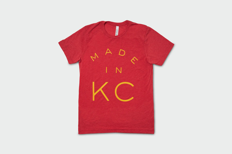 Made in KC Crest Kids Tee - Red