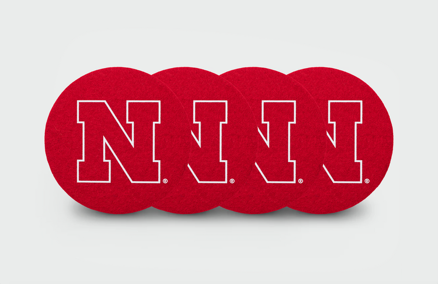 University of Nebraska - Red Wlle™ Coaster (Red N)
