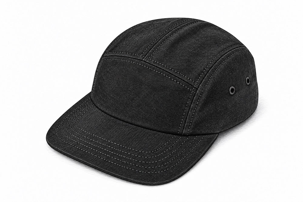 Black 2267 Camper hat sketch in three-quarter view