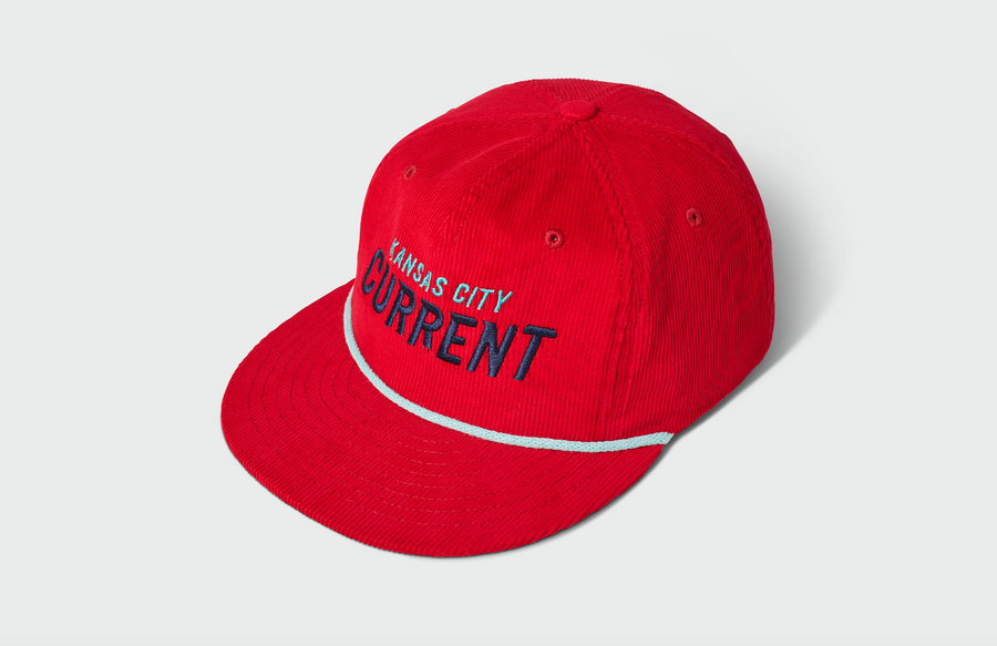 KC Current Corduroy Snapback w/ Rope, corduroy, snapback cap, made in USA