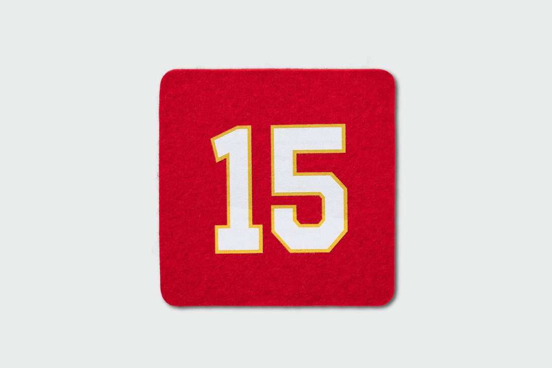 #15 Red Wlle™ Coaster Square