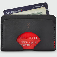Sandlot Goods Monarch leather wallet in black