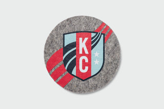 KC Current Crest with Swoosh Coaster