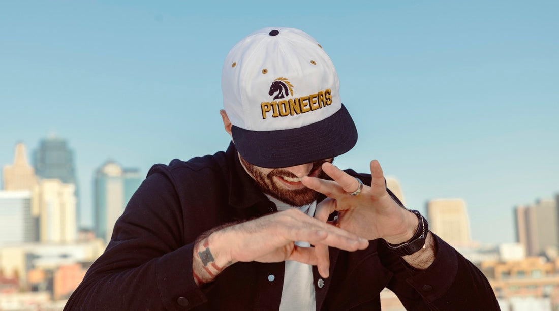 KC Pioneers White 5 Panel Hat