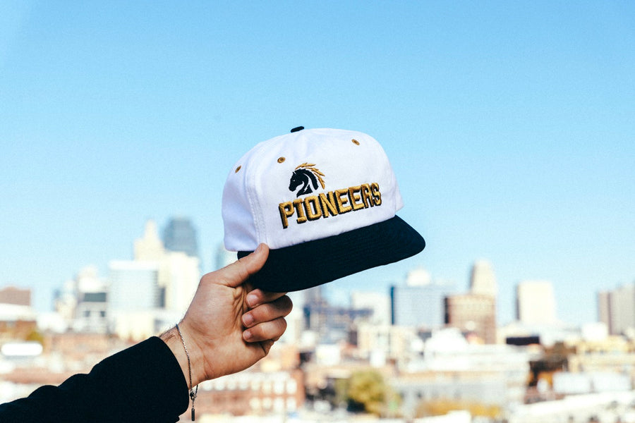 KC Pioneers White 5 Panel Hat