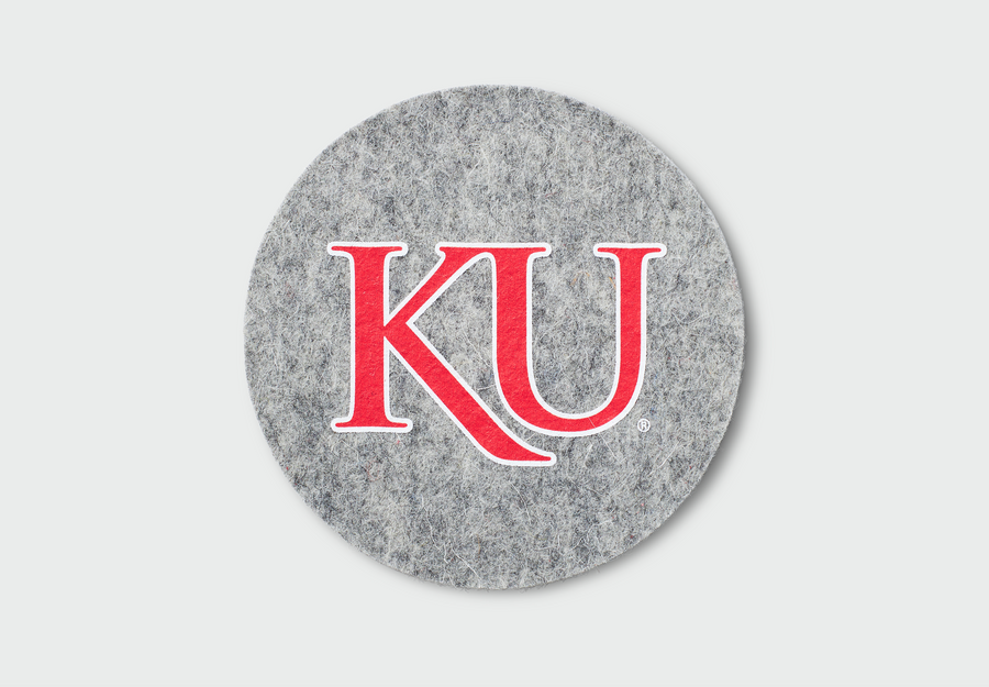 University of Kansas Lettermark Wlle™ Coaster