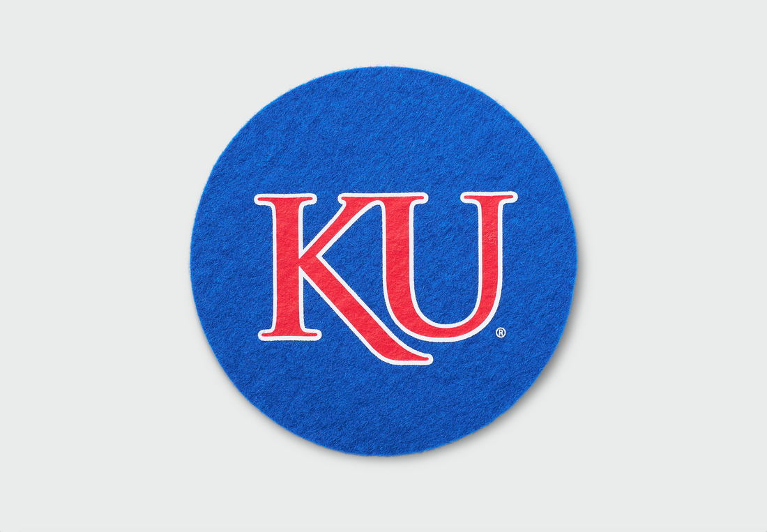 University of Kansas Lettermark Wlle™ Coaster