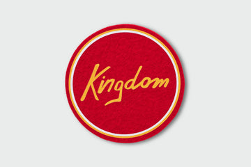 Kingdom Red Wool Coaster