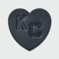 KC Heart Leather Coaster