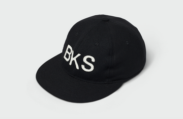 Black Vintage Flatbill Hat - Brookside