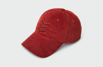 Triple Stitch - Corduroy Rust Pre-Curved Hat