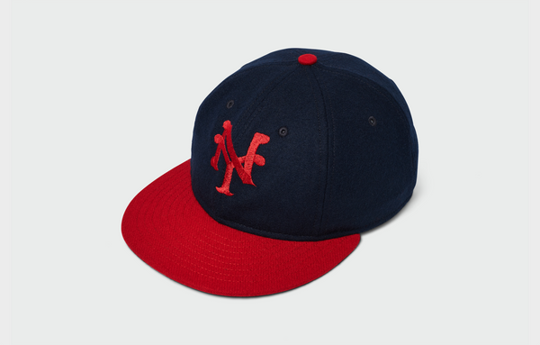 New York Cubans - Navy and Red Wool Vintage Flatbill – Sandlot Goods