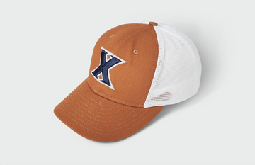 Xavier University X - Camel Trucker Hat