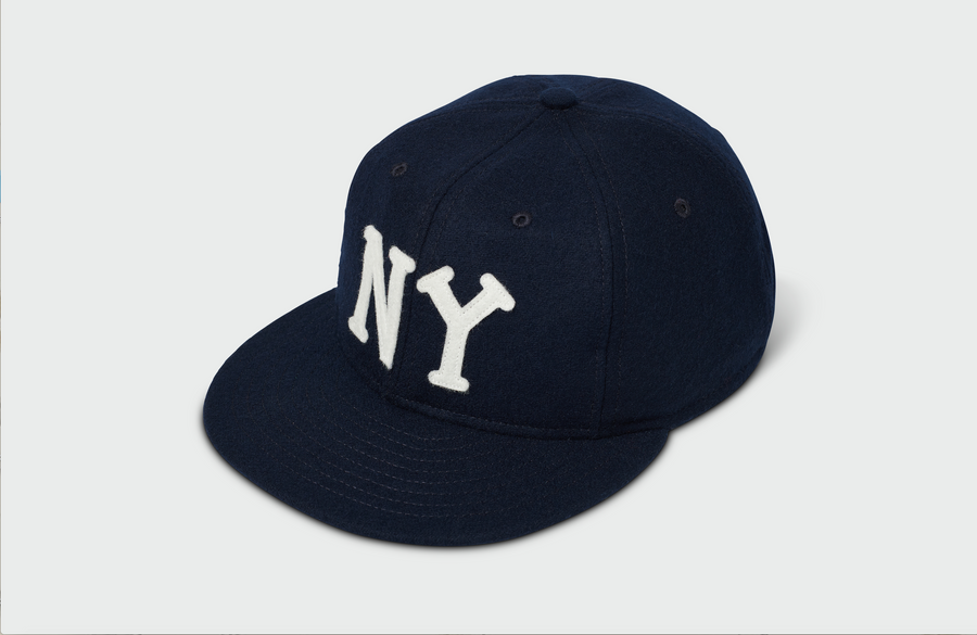 Second Quality New York Black Yankees Wool Vintage Flatbill, wool, vintage flatbill, made in USA