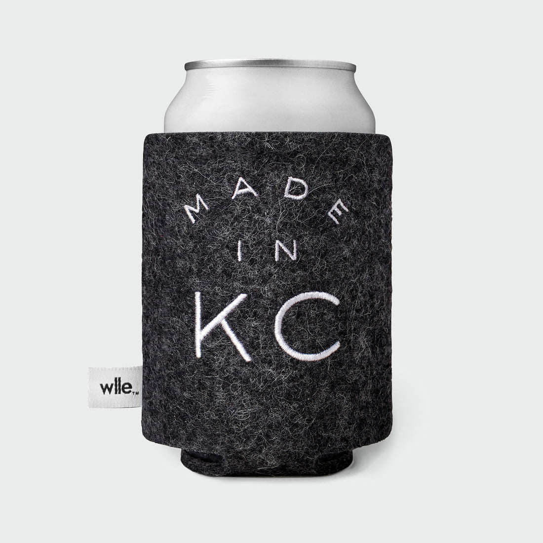 wlle™ Drink Sweater - Made in KC - Graphite and White