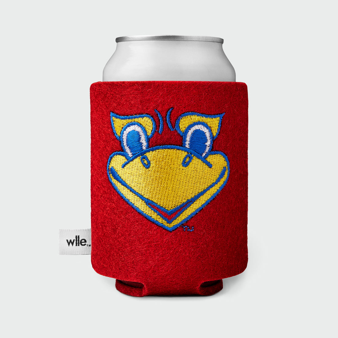 University of Kansas wlle™ Drink Sweater - Jayhawk Face - Cherry Red