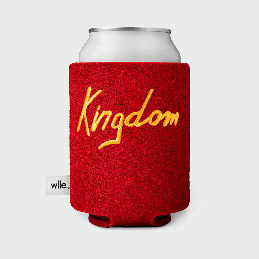 wlle™ Drink Sweater - Standard Can - Kingdom - Cherry and Gold