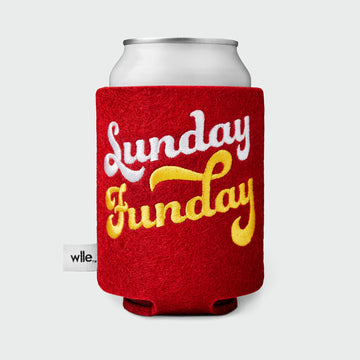 wlle™ Drink Sweater - Sunday Funday - Cherry Red, White and Gold